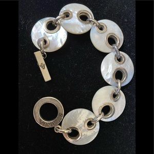 **NEW**Silpada mother of Pearl & sterling bracelet